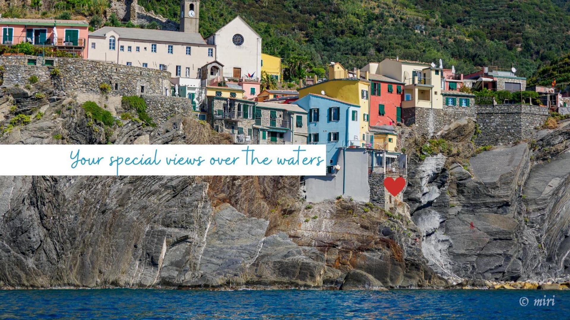 Unda De Ma Sea View Terrace Apartment Vernazza Bagian luar foto