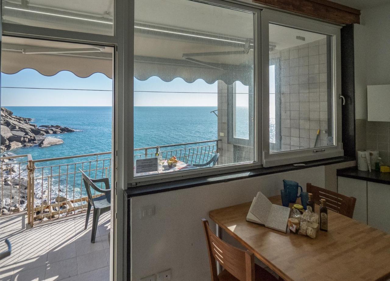Unda De Ma Sea View Terrace Apartment Vernazza Bagian luar foto
